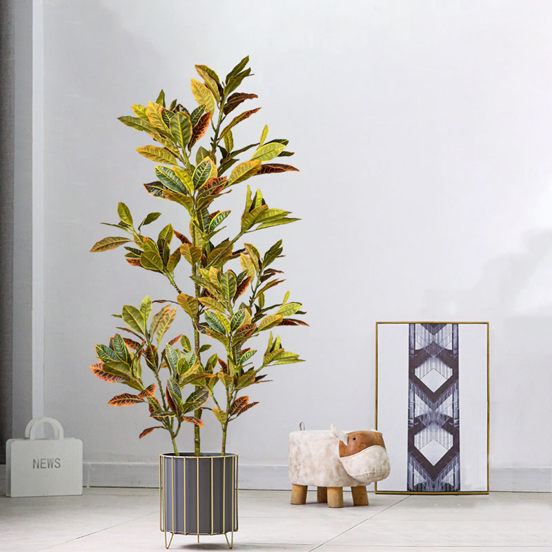 Ficus Lyrata Tree - 120 cm großer gefälschter Ficus-Baum, künstliche