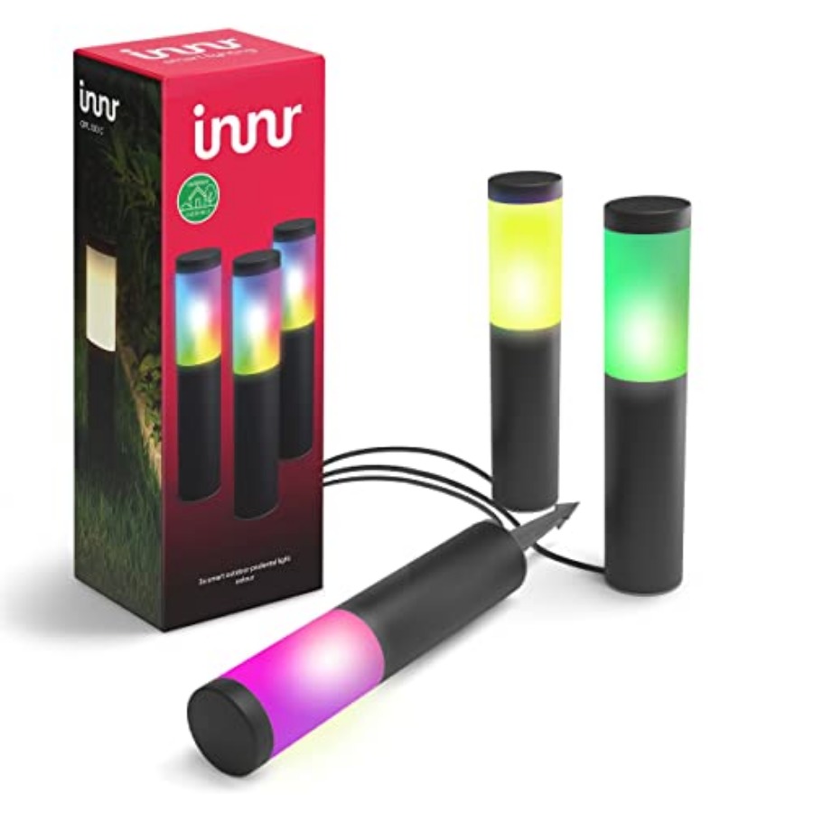 Philips Light Hue Color - innr Smarte Außenbeleuchtung Farbige Wegeleuchten Kompatibel